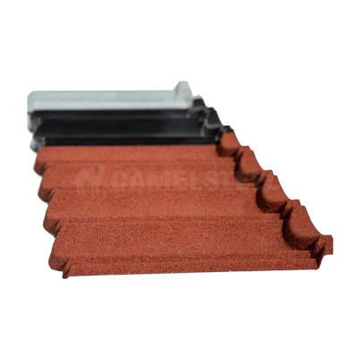 China ROOF TILE hot sales cut lock profile stone coated steel roofing sheet for sale