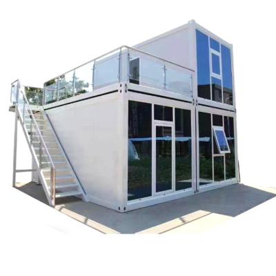 China Customer Request Portable Container Building Temporary Prefab Modern Modern House for sale