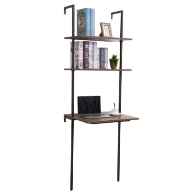 China Professional manufacturer 3-Layer Storage store Wall Mount Shelf With Table for sale