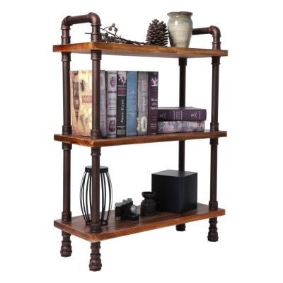 Chine Professional Manufacture Cheap Display Vintage 3-layer Wooden Racks Stands Shelf à vendre