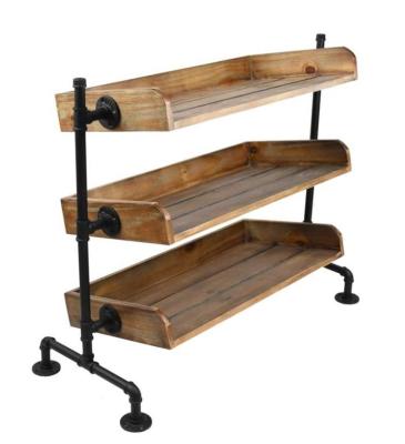 中国 Wholesale design production metal shoe rack online modern Industrial Stand 3-Tier Shoe Rack Shoe Storage Shelf 販売のため