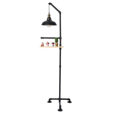 中国 Loft retro floor lamp sitting area falling industrial retro vertical floor lamp Industrial Pipe Floor Stand Lamp 販売のため