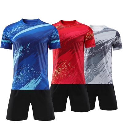 China Shirts & Wholesale Tops Manufacturers Soccer Uniform Suits Mens Game Training Singlet Sports Shirt Printing for sale