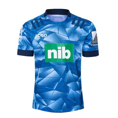 China Shirts & Major 2021 2022 Rugby Jerseys High Quality Blues Home And Away Shirts for sale