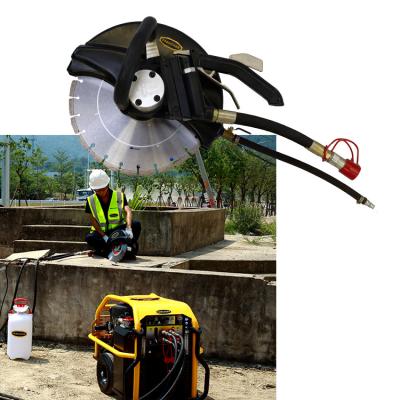 China Concrete Hand Cut Machine Dry Wall Saw 9KG Hydraulic Circular Saw Cut Off Saw for Highway Rescue for sale