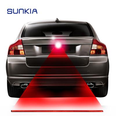 China Aluminum alloy and ABS SUNKIA laser cost-effective fog light base type red line for all 12V battery start car engine for sale