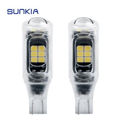 China Super Bright Car T15 W16W LED Bulb 3030 Reverse 16SMD Lights Tail Brake Lamp Turn Signal Light Auto Halogen for sale