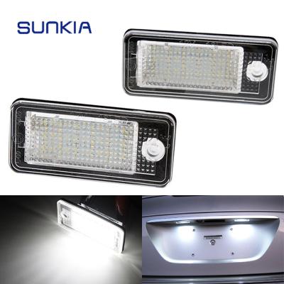 China SUNKIA LED License Plate Lamp For Audi Q7/A3/RS4/A6/A8/With E-Mark LPL-030804 for sale