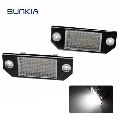 China SUNKIA LED License Plate Lamp With Interior Canbus For Ford Focus With E-Mark LPL-030701 for sale