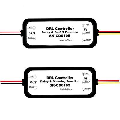 China DRL Controller Auto Car LED Running Relay Harness Rheostat 12-18V Daytime Running Light On/Off CD0103/CD0105 Control for sale