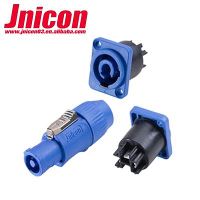 China Cable to Powercon Audio and Video Jack Panel Male Female Connector 3pin Cable for LED Industry Audio Video Connector for sale