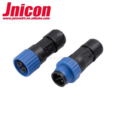 China Cable To Cable M15 2-5pole IP68 Waterproof Led Connector For Cable for sale