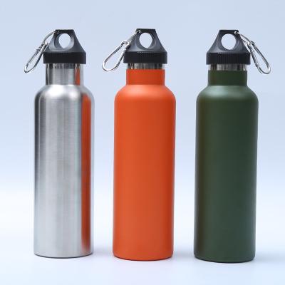 China Sustainable Popular Portable BPA Free Logo Customized Stainless Steel Water Bottle For Sports for sale