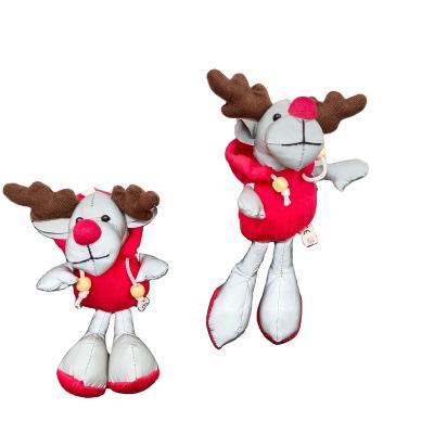 China Pretty High Quality Plush Stuffed Christmas Gift Reindeer Toys Key Chain for sale