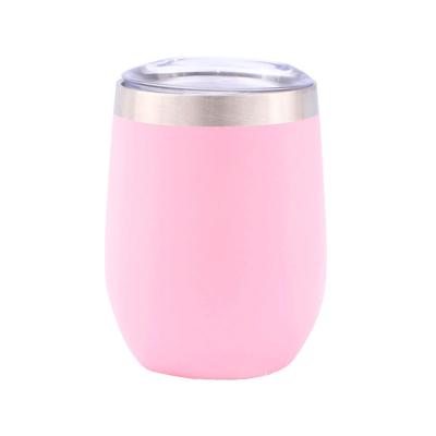 China Viable Amazon Hotsale Customized Egg Wine Cup Metal Egg Wine Tumbler Thermos for sale