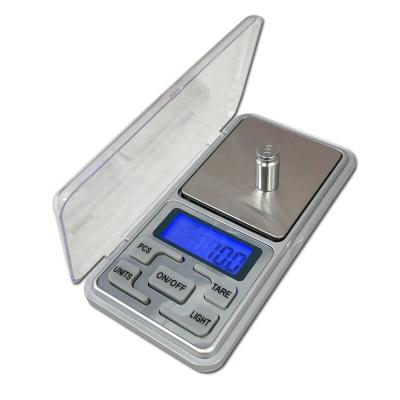 China WITH LID High Precision Digital Pocket Scale Jewelry Scale ABS Plastic+stainless steel 2*AAA battery Electronic Battery -2 PCS for sale