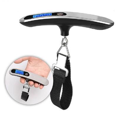 China Weight Measuring Mini Hand Held Portable Balance Digital Luggage Scale Electronic Fish Scale for sale