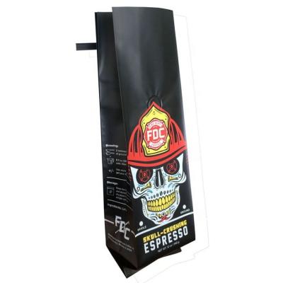 China custom logo matte barrier coffee packaging pouch food grade aluminum foil packaging matte digital printing alibaba china supplier for sale