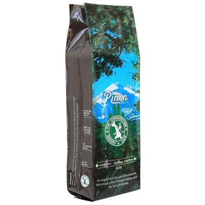 China Barrier Alu coffee pouches side gusset pouch with valve block bottom food grade alibaba china degassing digital printing supplier for sale