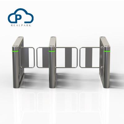 China New Design Automatic Speed Swing Barrier With Face Recognition Access Control Barrier Gate for sale