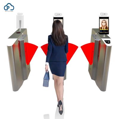 China New Product IC Card Swipe Door Entry Access Control System Flap Turnstile Barrier Gate For Apartment for sale