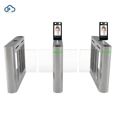 China High Quality Modern Smart Security 304 Stainless Steel Swing Entrance Turnstile for Office Building for sale