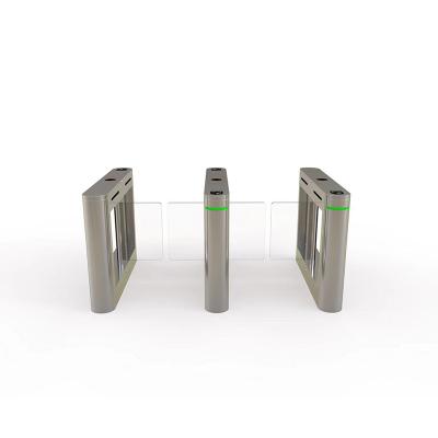 China New Arrival Hot-Selling Smart Swing Turnstile Gate Automatic Security Swing Waist Height Turnstile for sale