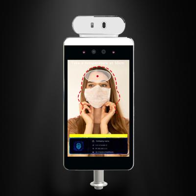 China Ai Face Recognition Attendance Machine Face Recognition Terminal With Thermal Temperature Measurement for sale