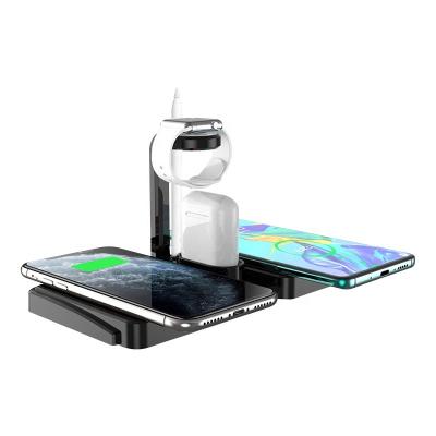 China High Quality Power Tool 4 in 1 Wireless Charger for Phone Earphones Watch Charging at One Time for sale