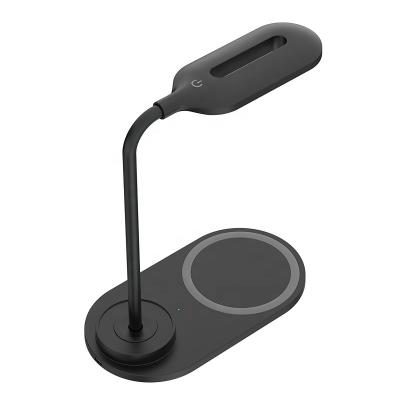 China Modern Hot Sales 10W Wireless Charger With Led Desk Lamp for sale