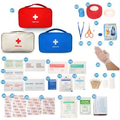 China Wedacraftz Multifunctional Emergency Trauma Survival Tool Kit 180 Pieces Outdoor First Aid Kit For Travel Custom Logo for sale