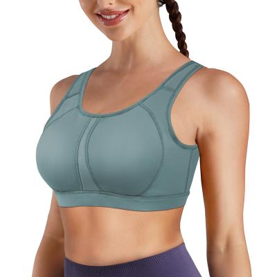 China 2021 logo breathable tops fitness tops custom yoga bras plus size sports bra women for sale