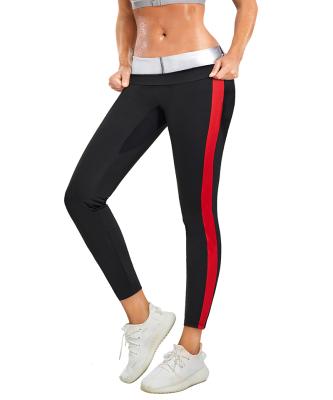 China Women's Inner Silver Liner Fitness Sport Sauna Women's Spats Black High Waist Private Label Weight Loss And Red Weight Loss for sale