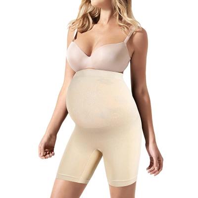 China Sofe Women Maternity Leggings Pregnant Waist Seamless Antibacterial Elastic Underwear High Bulge Support Maternity Panties for sale