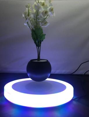 China colorful led light magnetic levitation floating air bonsai plant tree flowerpotted for sale