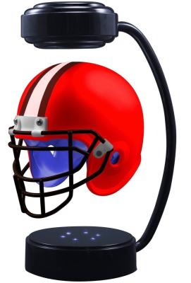 China magnetic Suspended Olive Helmet display ,floating NFL helmet dispay , hovering helmet for sale