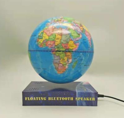 China book base magnetic levitation bottom globe with bluetooth speaker ,floating speaker globe for sale