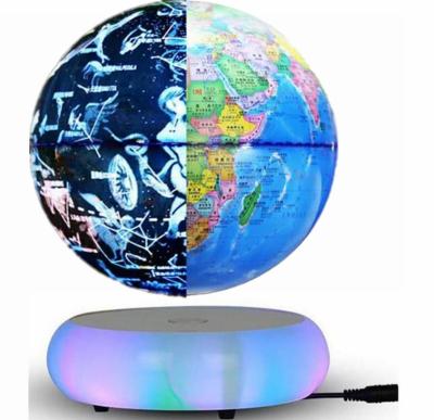 China new led light base magnetic levitation floating constellation globe 6inch 8inch toys gift night light for sale