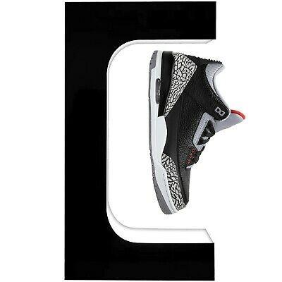 China LED light 360 spining magnetic levitating floating pop shoes display stands for sale