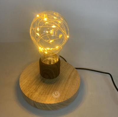 China new promotion magnetic levitation floating desk lamp bulb light display racks for sale