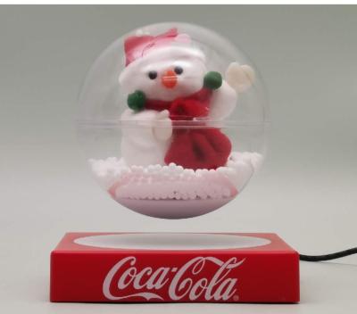 China Customize magnetic floating levitating Christmas gift bear ornament toys  display stands for sale