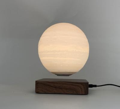 China new wooden base magnetic levitation planet lamp light 6inch  night light bulb for sale