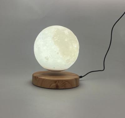 China PA-1009 new hotsale 360 magnetic levitation 3D moon lamp light 6inch for sale