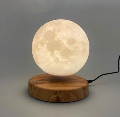 China round base magnetic levitation floating bottom 6inch moon lamp light PA-1009 for sale