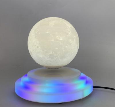 China hotsale magnetic levitation floating moon lamp 3D printing christmas gift for sale