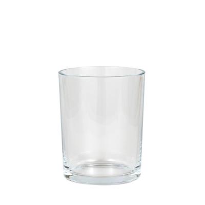 China Home Decoration Three Tumbler Tumbler Clear Glass Candle Jars 23oz Oxford Wicks for sale