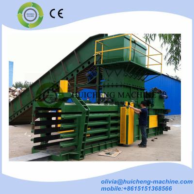 China baling machine Hydraulic Vertical Waste Paper Baler Pressing and Strapping Machine for sale