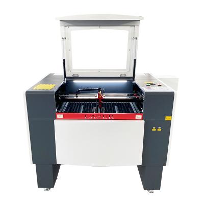 China 600*400 water cooled 4060 6040 640 460 ruida 60w 80W 100W pen wood co2 laser engraving cutting machine for sale