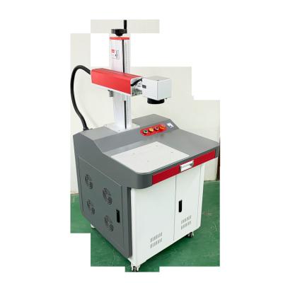 China Air Cooled High Speed ​​Fiber Optic Miniature Portable Laser Marking Machine for sale