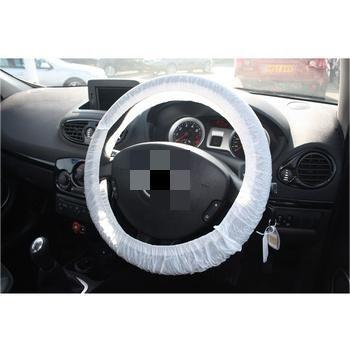 China Simple color without the pattern car accessories interior decoration steering wheel cover made of PE for sale